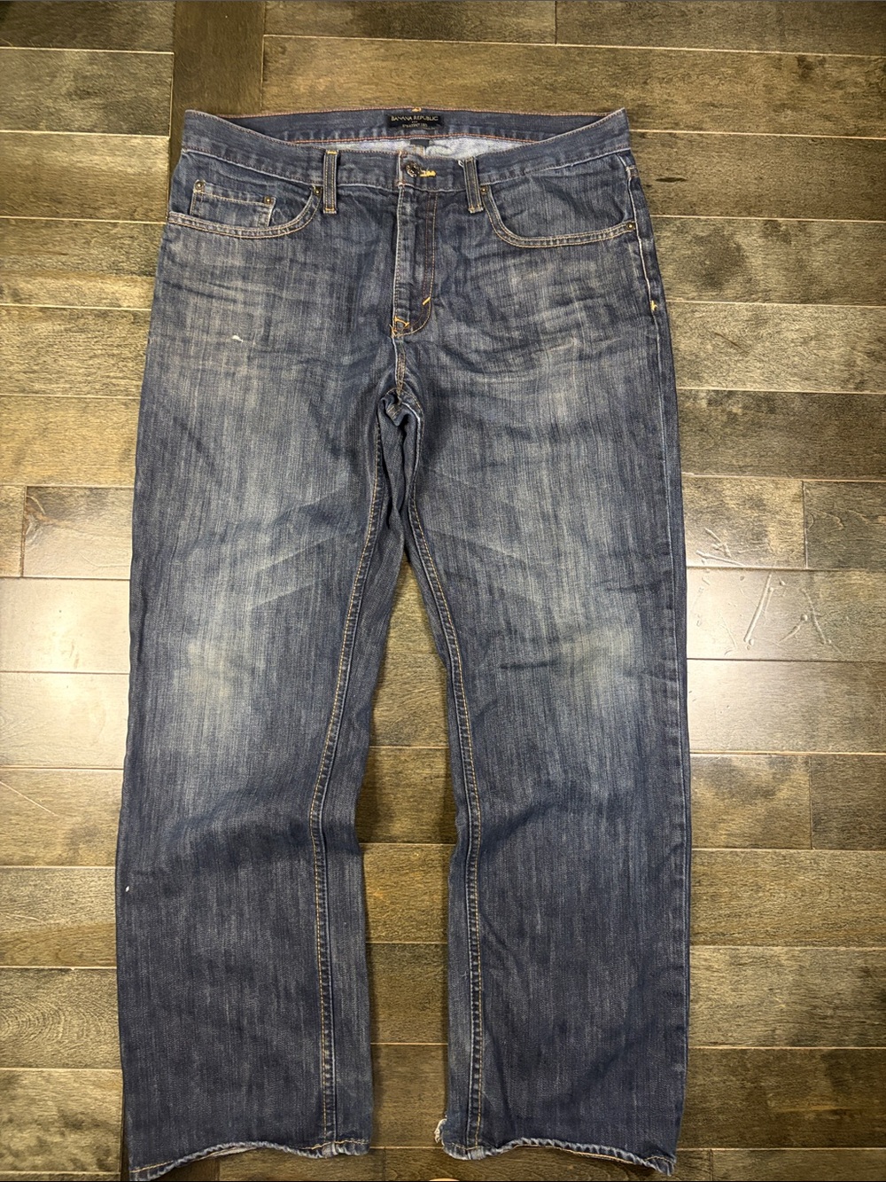 Banana Republic Y2K Straight Leg Jeans Mens 34x30 Medium Wash Denim